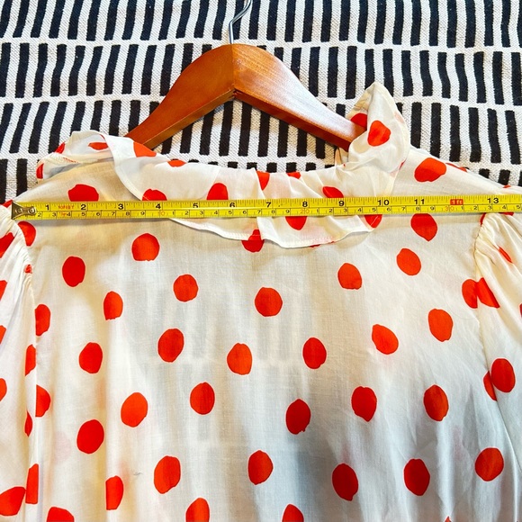 Rixo, Sumer spring dress, polka dot red and white. - Picture 6 of 7